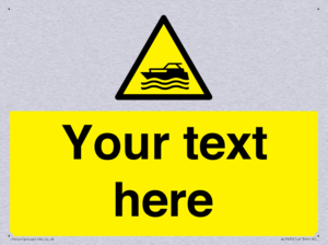 Custom Warning motorised watercraft